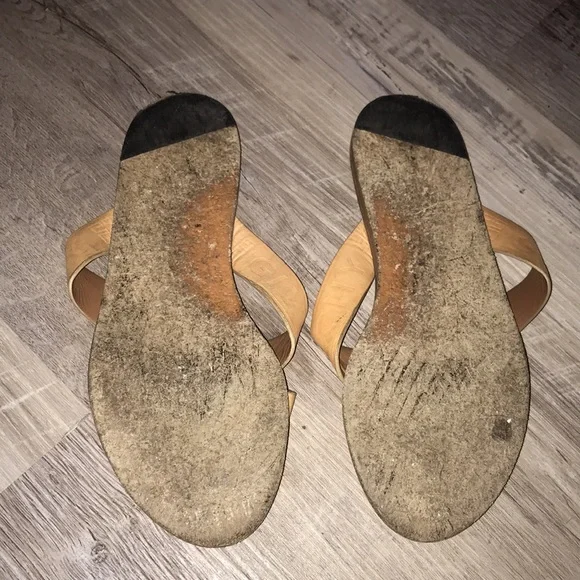 Givenchy straps tobacco flat sandals size 7